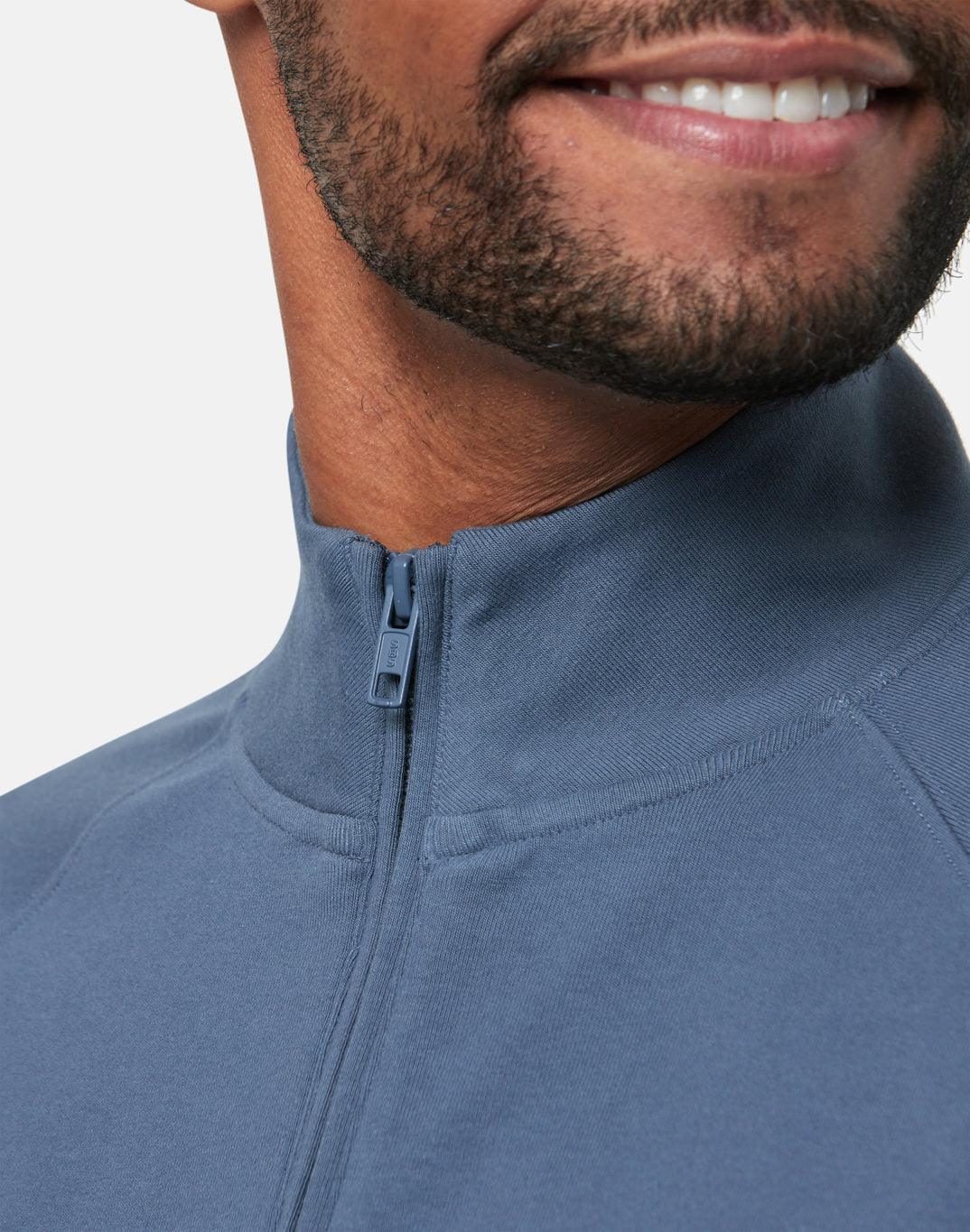 Chill Half Zip in Thunder Blue - Sweatshirts - Gym+Coffee IE