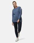 Chill Longline Crew in Thunder Blue - Sweatshirts - Gym+Coffee IE