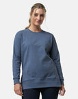 Chill Longline Crew in Thunder Blue - Sweatshirts - Gym+Coffee IE