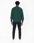 Sierra Fleece Crew in Mountain Green - Sweatshirts - Gym+Coffee IE