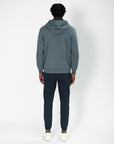 Sierra Fleece Zip Hoodie in Stone Blue - Hoodies - Gym+Coffee IE