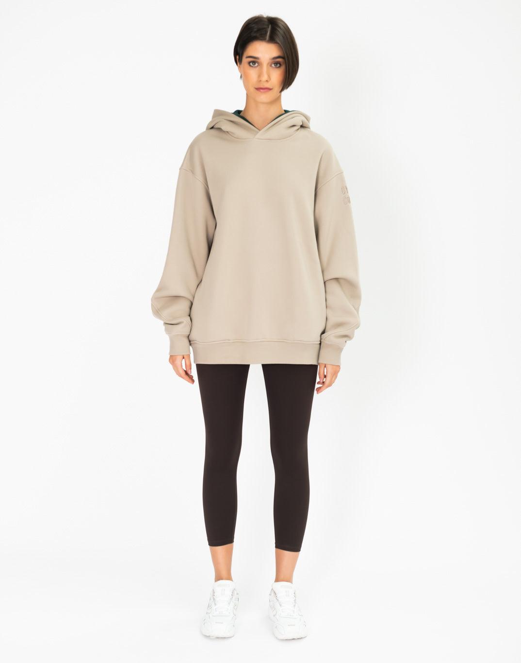 Sierra Fleece Hoodie in Rich Taupe - Hoodies - Gym+Coffee IE