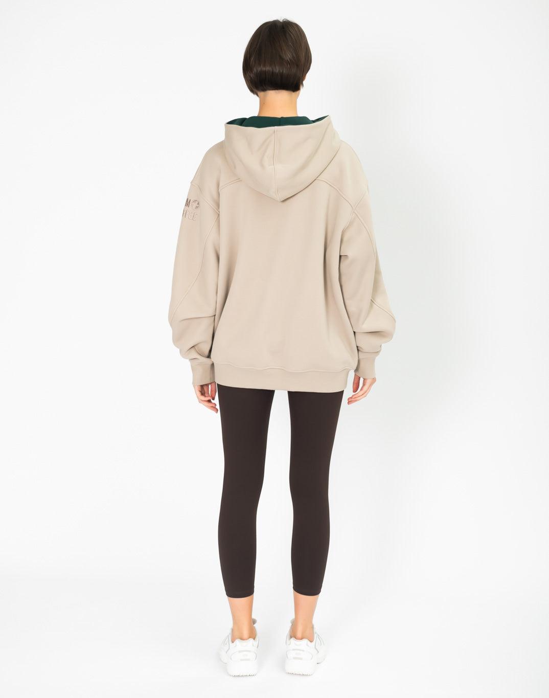 Sierra Fleece Hoodie in Rich Taupe - Hoodies - Gym+Coffee IE