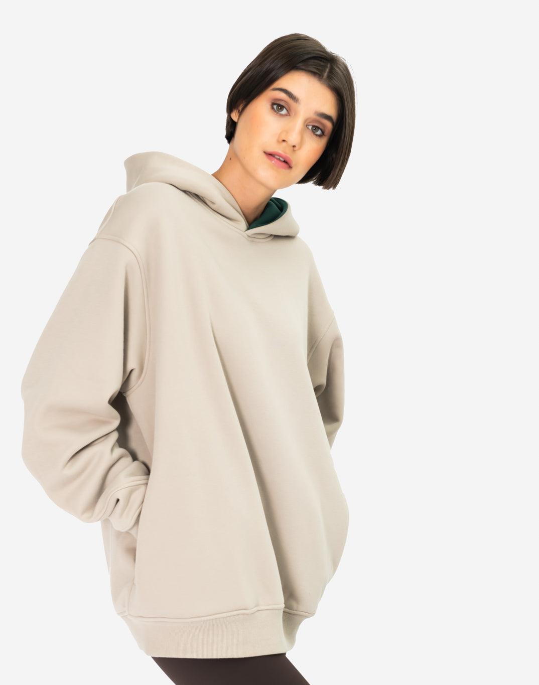 Sierra Fleece Hoodie in Rich Taupe - Hoodies - Gym+Coffee IE