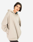 Sierra Fleece Hoodie in Rich Taupe - Hoodies - Gym+Coffee IE