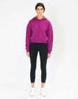 Sierra Fleece Zip Hoodie in Very Berry - Hoodies - Gym+Coffee IE