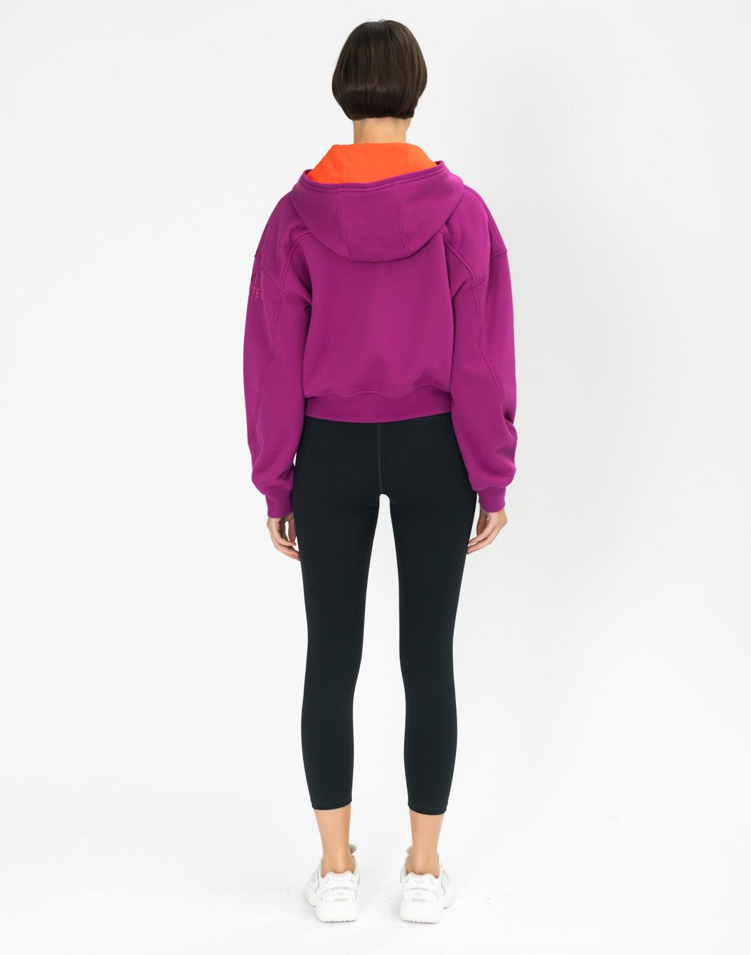 Sierra Fleece Zip Hoodie in Very Berry - Hoodies - Gym+Coffee IE