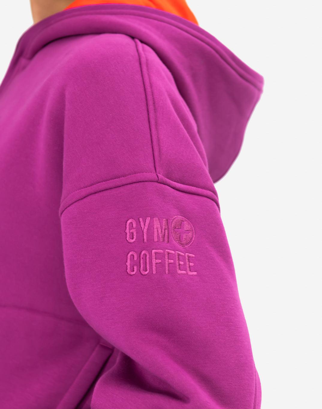 Gym + store Coffee Athleisure Designed in Ireland Pink Sweatshirt with Pockets size S