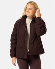 Cloud Puffer Jacket in Mocha Bean