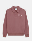 Daily Collared Sweatshirt in Terra Rose