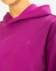 Chill Longline Hoodie in Very Berry - Hoodies - Gym+Coffee IE