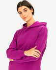 Chill Longline Hoodie in Very Berry - Hoodies - Gym+Coffee IE