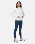 Adaptive Zip in Ultra White - Midlayer - Gym+Coffee IE