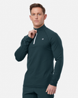 Relentless 1/4 Zip in Moss Green