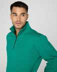 Clubhouse Half Zip in Sprint Green