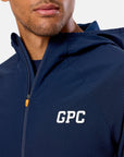 GPC Train Hooded Midlayer in Twilight Navy
