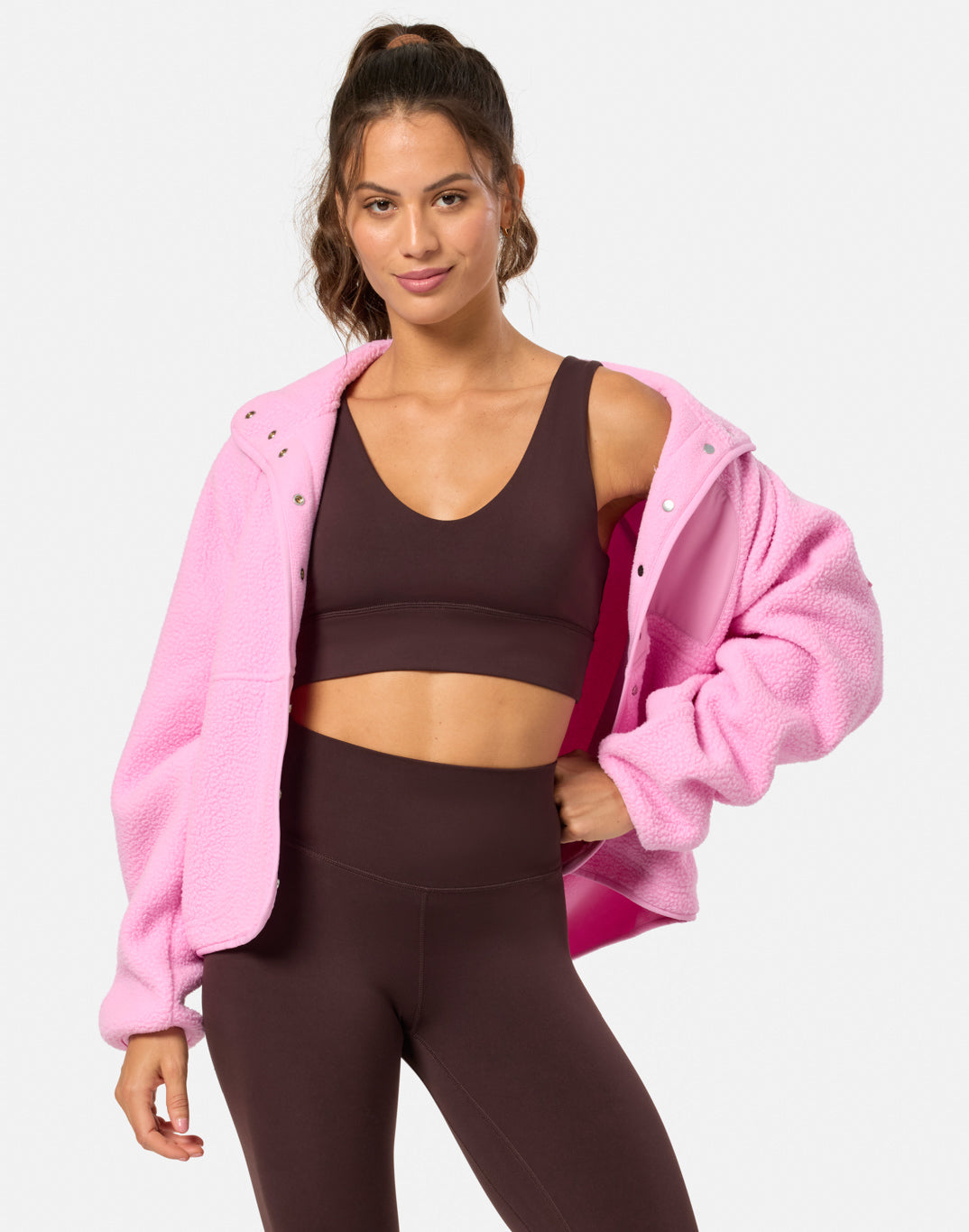 Horizon Layer Up Jacket in Cotton Candy