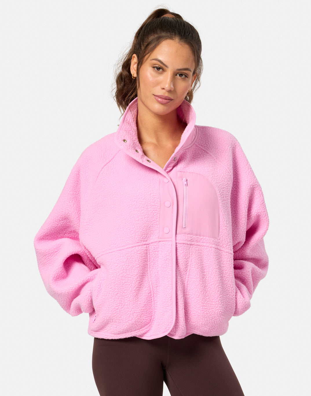 Horizon Layer Up Jacket in Cotton Candy