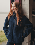 Industry Fleece Jacket in Navy