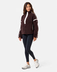Industry Fleece Half Zip in Mocha Bean