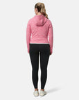 Pink Fleck Zip Crop Hoodie - Hoodies - Gym+Coffee IE