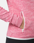 Pink Fleck Zip Hoodie - Hoodies - Gym+Coffee IE