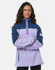 Half Zip Polar Fleece in Lilac