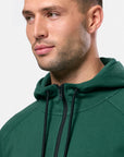 Chill Patch Zip Hoodie in Willow Green