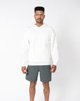 Dart Hoodie in Ivory White - Hoodies - Gym+Coffee IE