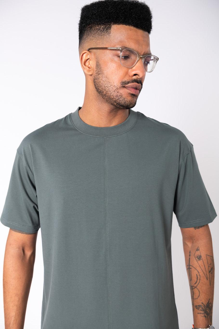 Dart Tee in Green Smoke - T-Shirts - Gym+Coffee IE