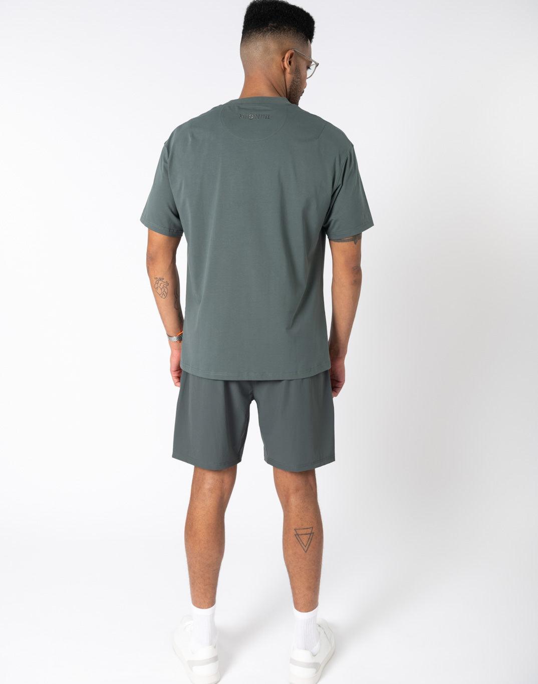 Dart Tee in Green Smoke - T-Shirts - Gym+Coffee IE