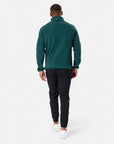 Half Zip Polar Fleece in Amazon Green
