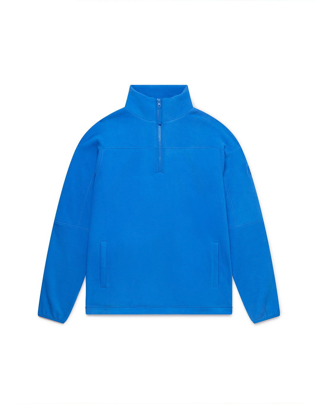 Half Zip Polar Fleece in Azure Blue