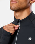 Relentless 1/4 Zip in Black