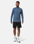 Relentless 1/4 Zip in Thunder Blue - Midlayer - Gym+Coffee IE