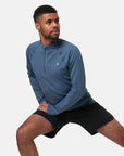 Relentless 1/4 Zip in Thunder Blue - Midlayer - Gym+Coffee IE