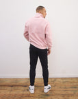 Snap Collar Sierra Sweatshirt in Dusty Pink