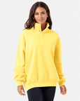 Snap Collar Sierra Sweatshirt in Lemon Sorbet