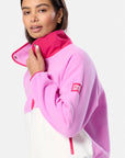Snap Polar Fleece in Fuchsia Pink