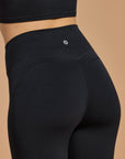 Soft Motion Flare Legging in Black