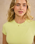 Soft-Motion Tee in Lime Sorbet