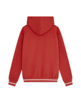 Varsity Hoodie in Crimson Red