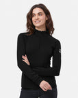 Relentless 1/4 Zip in Black