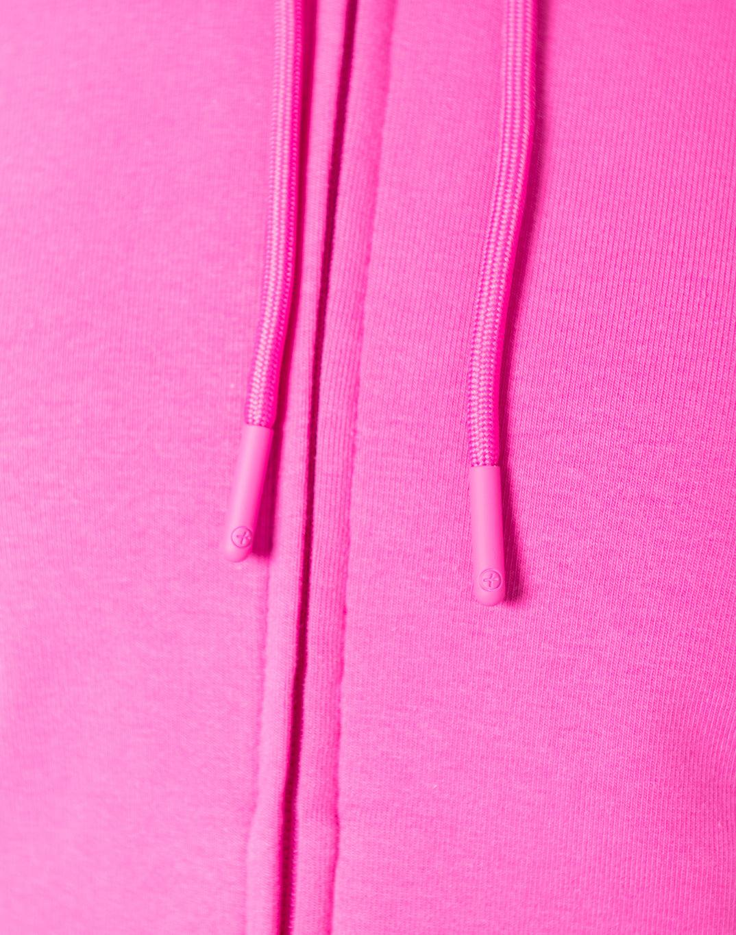 Chill Crop Zip Hoodie in Empower Pink - Hoodies - Gym+Coffee IE