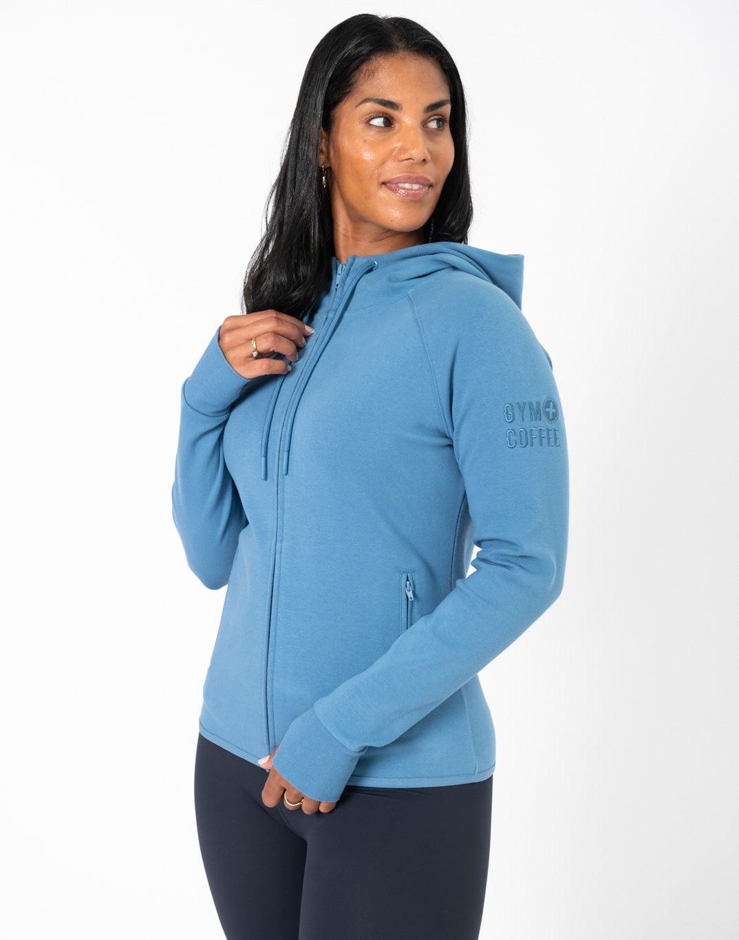 Chill Zip Hoodie in Astral Blue - Hoodies - Gym+Coffee IE