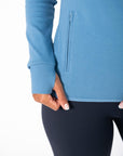 Chill Zip Hoodie in Astral Blue - Hoodies - Gym+Coffee IE