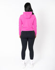 Dart Crop Hoodie in Empower Pink - Hoodies - Gym+Coffee IE