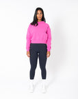 Dart Crop Hoodie in Empower Pink - Hoodies - Gym+Coffee IE