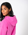 Dart Crop Hoodie in Empower Pink - Hoodies - Gym+Coffee IE