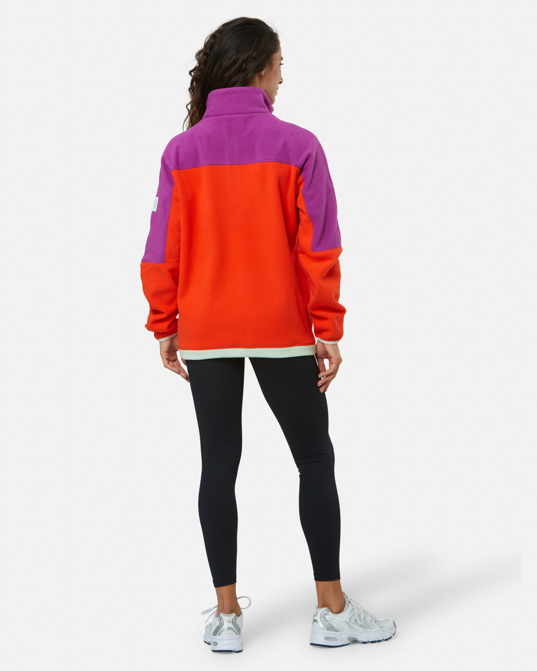 Half Zip Polar Fleece in Very Berry